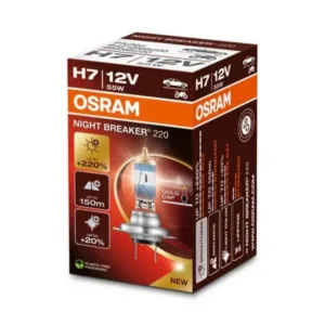 Osram Night BreakerÂ® 220, H7 pærer +220% mere lys (1 stk)