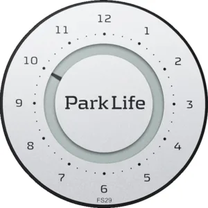 ParkLife parkerings ur, Titanium/Silver (FS29) fra Needit