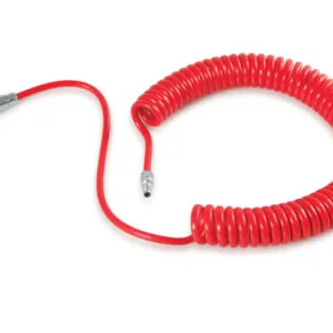 Spiralslange ø6,5x10mm x 4m model PUR "Flex-boy" med 530 kobling & nippel