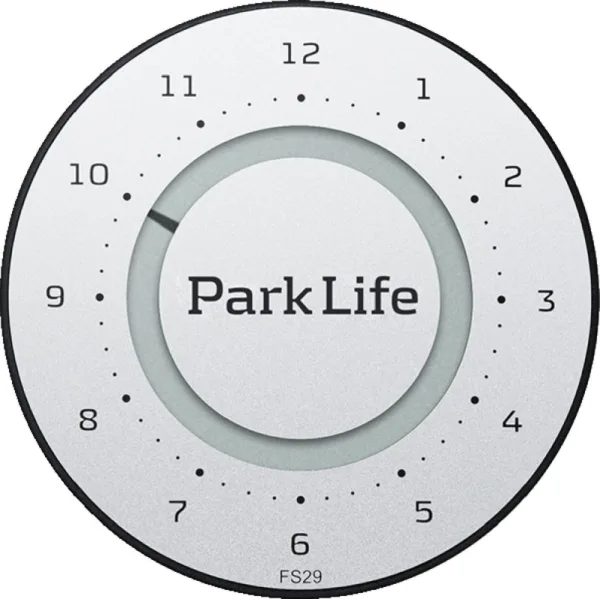 ParkLife parkerings ur, Titanium/Silver (FS29) fra Needit